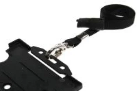 10mm Unbranded Lanyard Metal Clip Black Promotions Only Lanyards 1