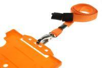 10mm Unbranded Lanyard Metal Clip Orange Promotions Only Lanyards 1