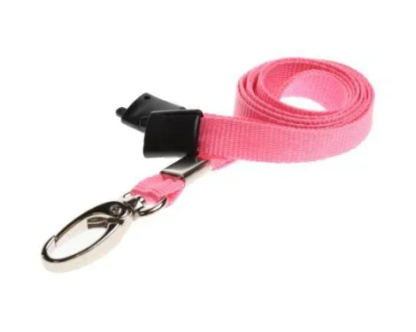 10mm Unbranded Lanyard Metal Clip Pink Promotions Only Lanyards