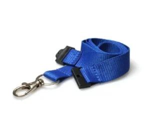 20mm Flat Unbranded Blue Lanyards Promotions Only Lanyards 1