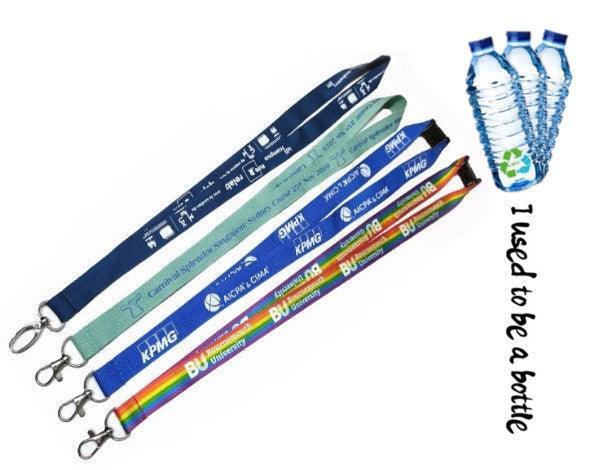rPET Full Colour Sublimation Lanyards - 15mm / 20mm