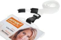 Essential White Promotions Only Lanyards