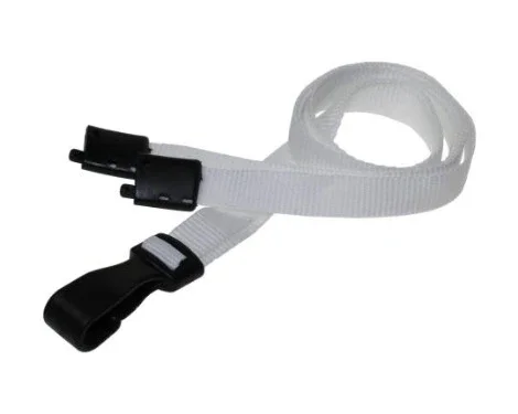 Essential White Promotions Only Lanyards