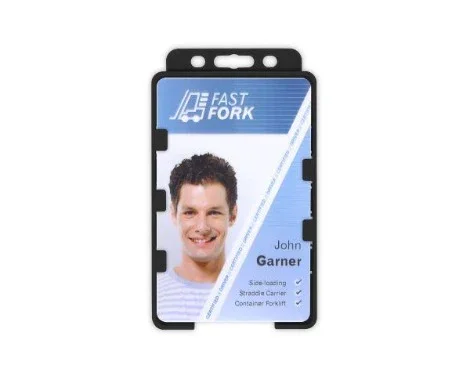 BioBadge Card Holders Dual-Sided Portrait - 4 Colours - Pack of 100 - Image 3