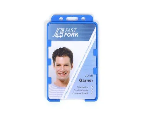 BioBadge Card Holders Dual-Sided Portrait - 4 Colours - Pack of 100 - Image 2