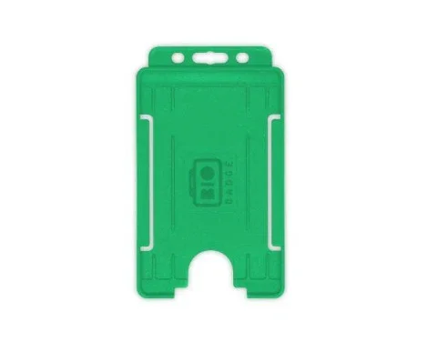 Single Biobadge Light Green Card Holders Portrait Promotions Only Lanyards