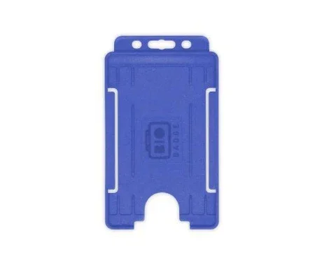 Single Biobadge Medium Blue Card Holders Portait Promotions Only Lanyards